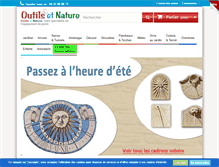 Tablet Screenshot of outils-et-nature.fr